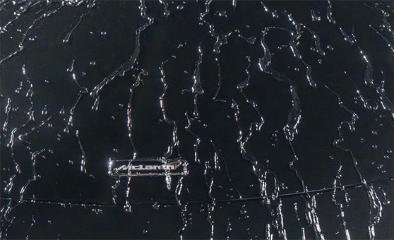 流水のイメージ（転落角）